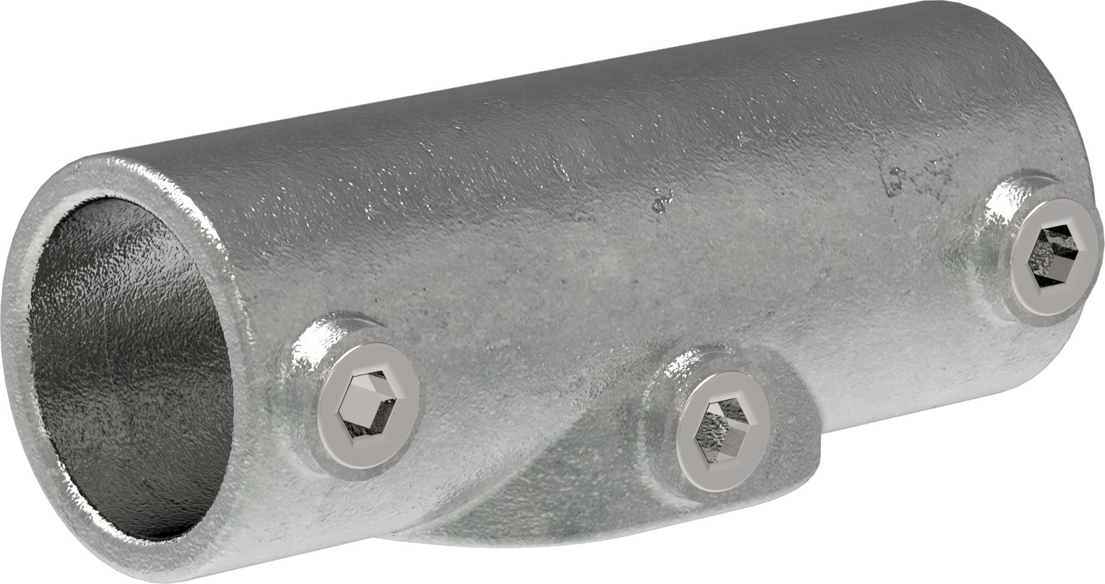 T-Stück, verstellbar 30 - 45°, für Rohr Ø 33,7mm