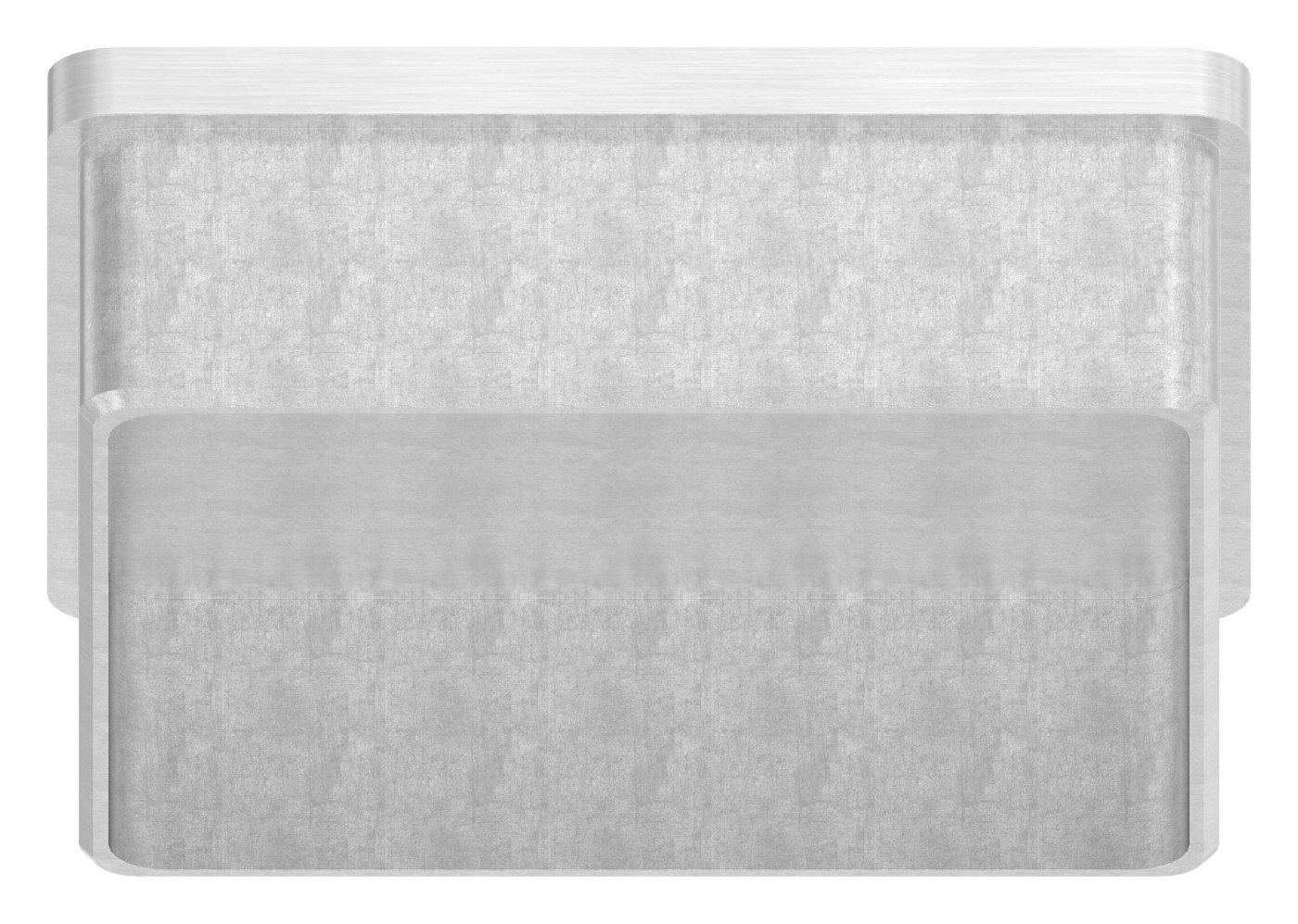 Einsteckkappe, für Rohr 80x80x2,0mm, V4A