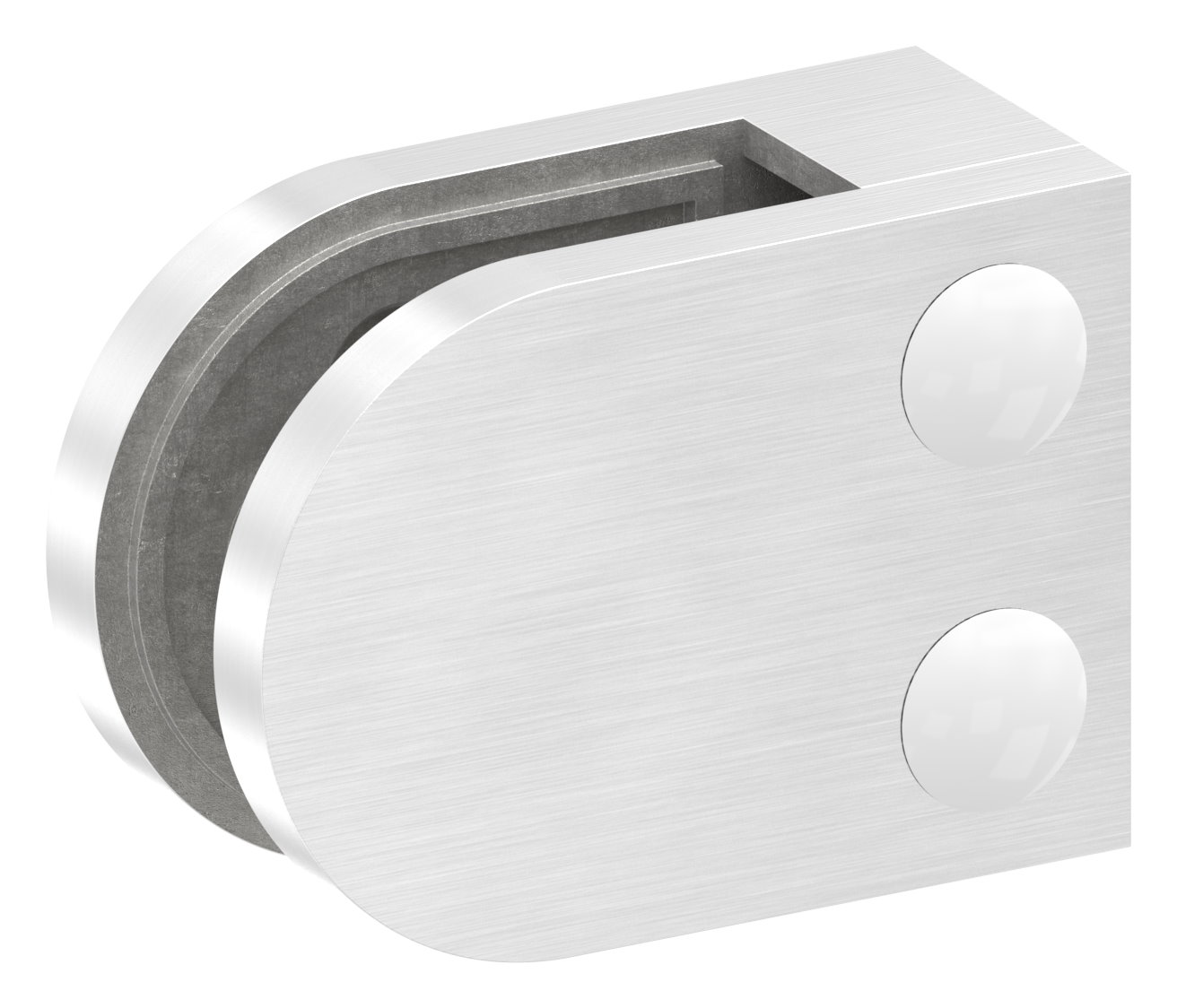 Glasklemme Mod. 12, Anschluss: gerade, V2A