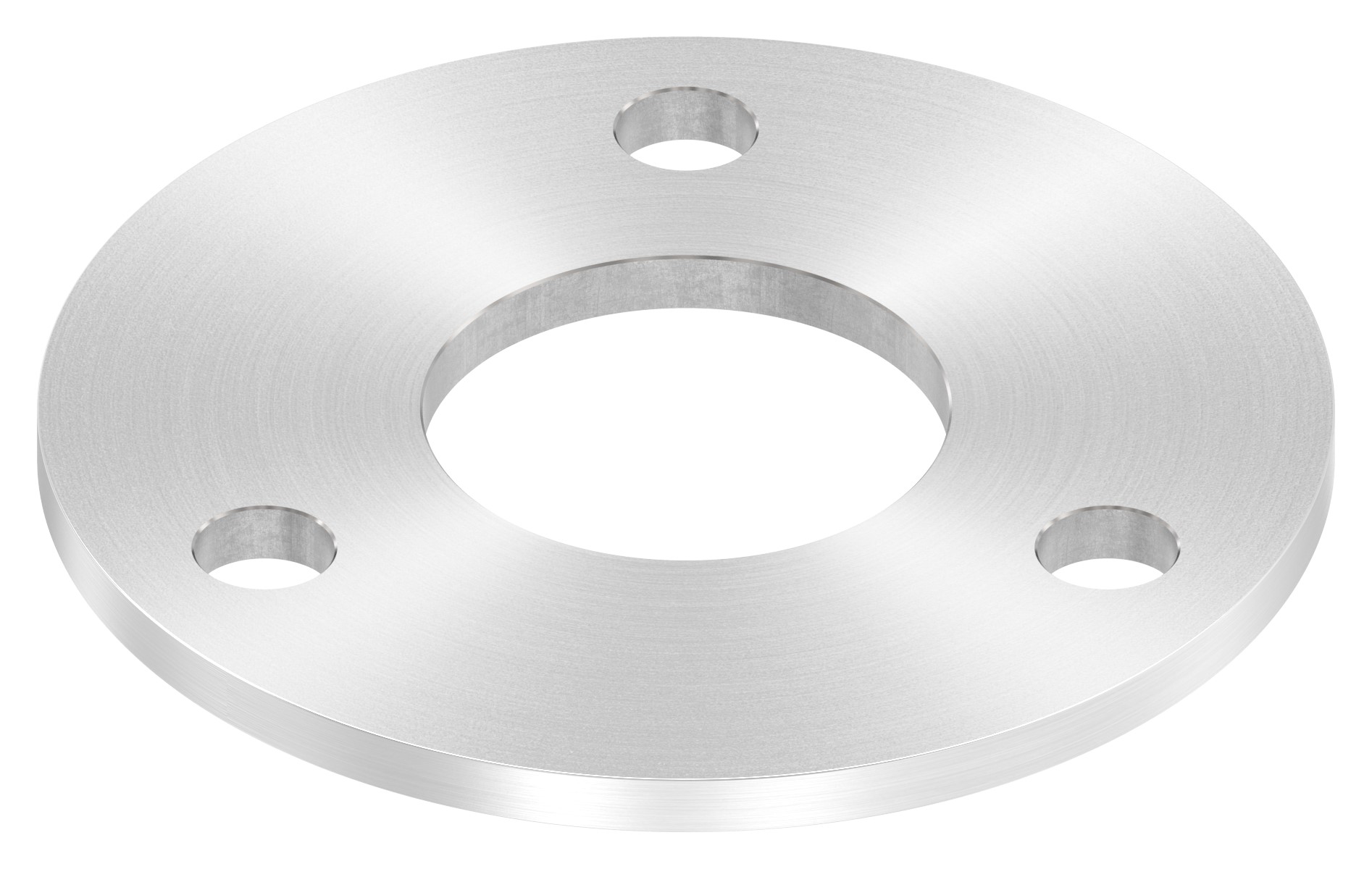 Ankerplatte Ø 120x6mm, mit Rundschliff, V2A