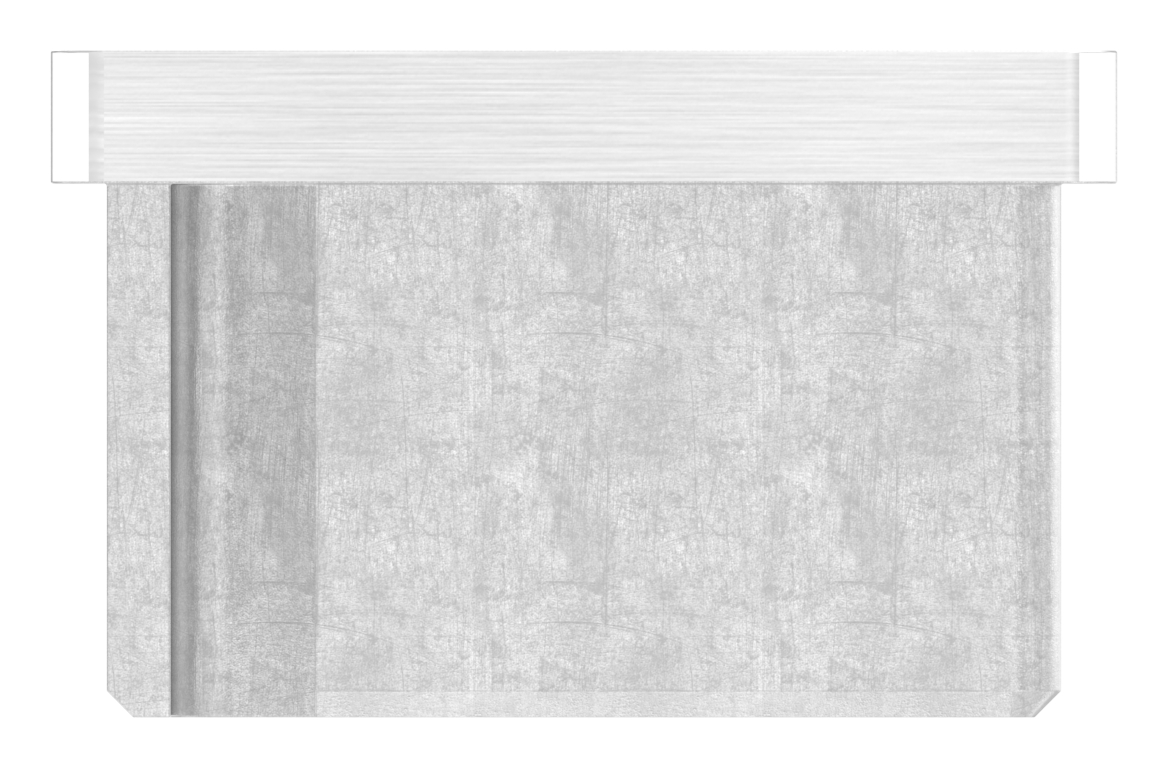 Einsteckkappe, für Rohr 60x40x2,0mm mit M8 Gewinde, V2A