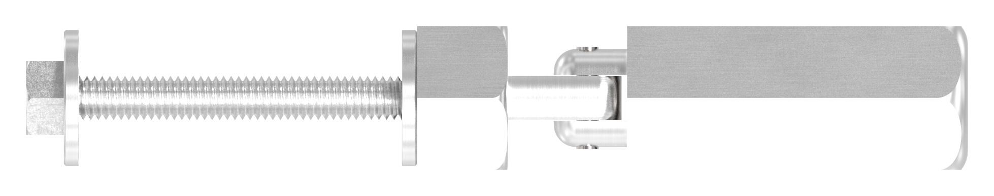 Gewindeterminal zur Selbstmontage, Seil 6mm, V2A