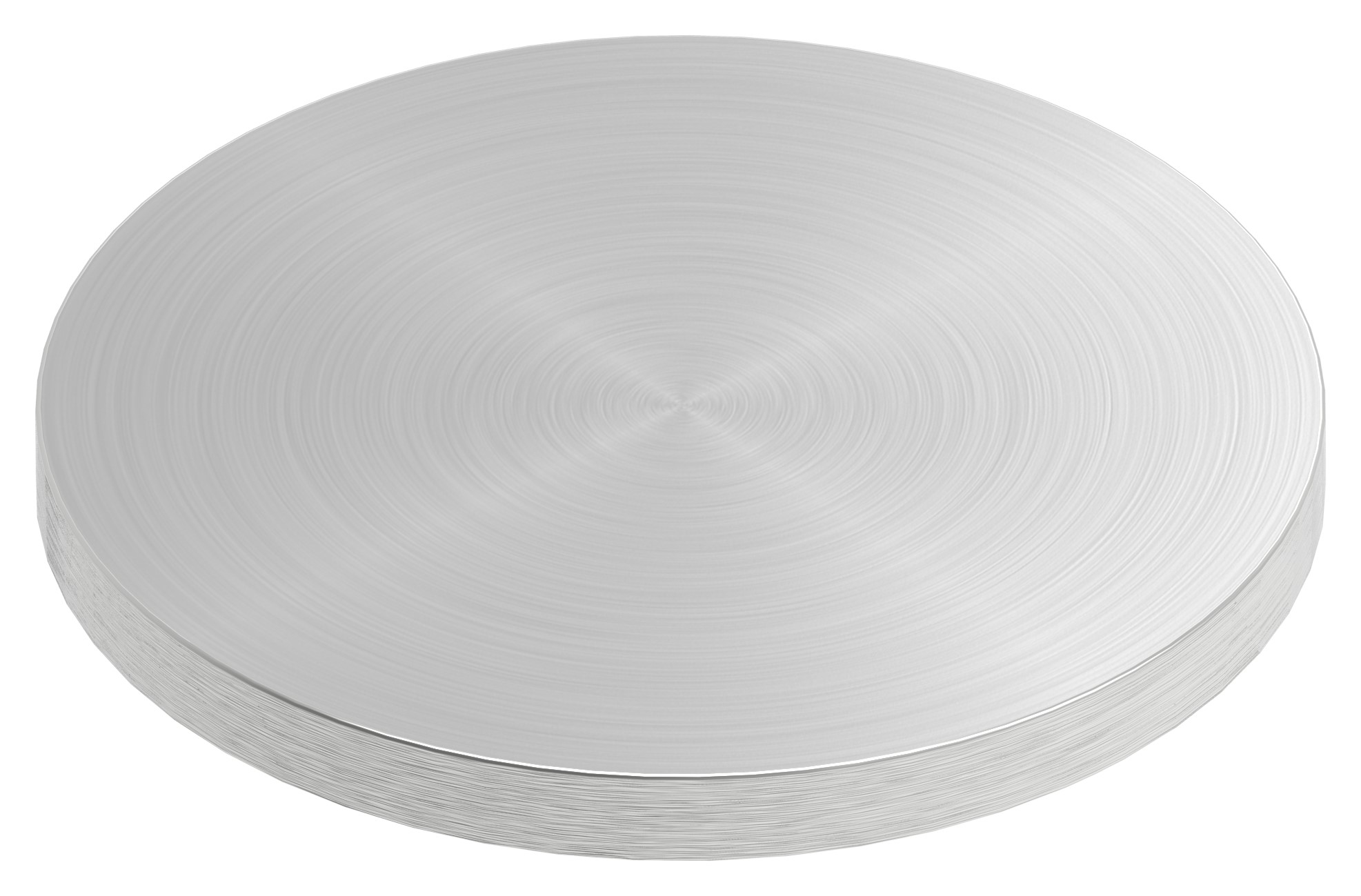 Ronde Ø 50x4mm, mit Rundschliff, V2A