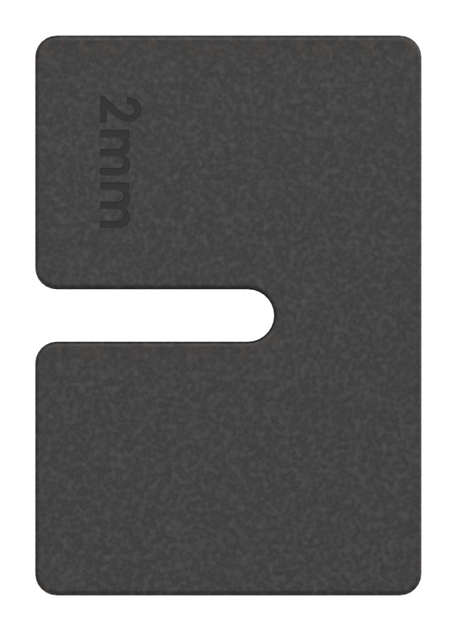 Gummi für Mod. 22, Blech 2mm Gummi für Mod. 22, Blech 2mm