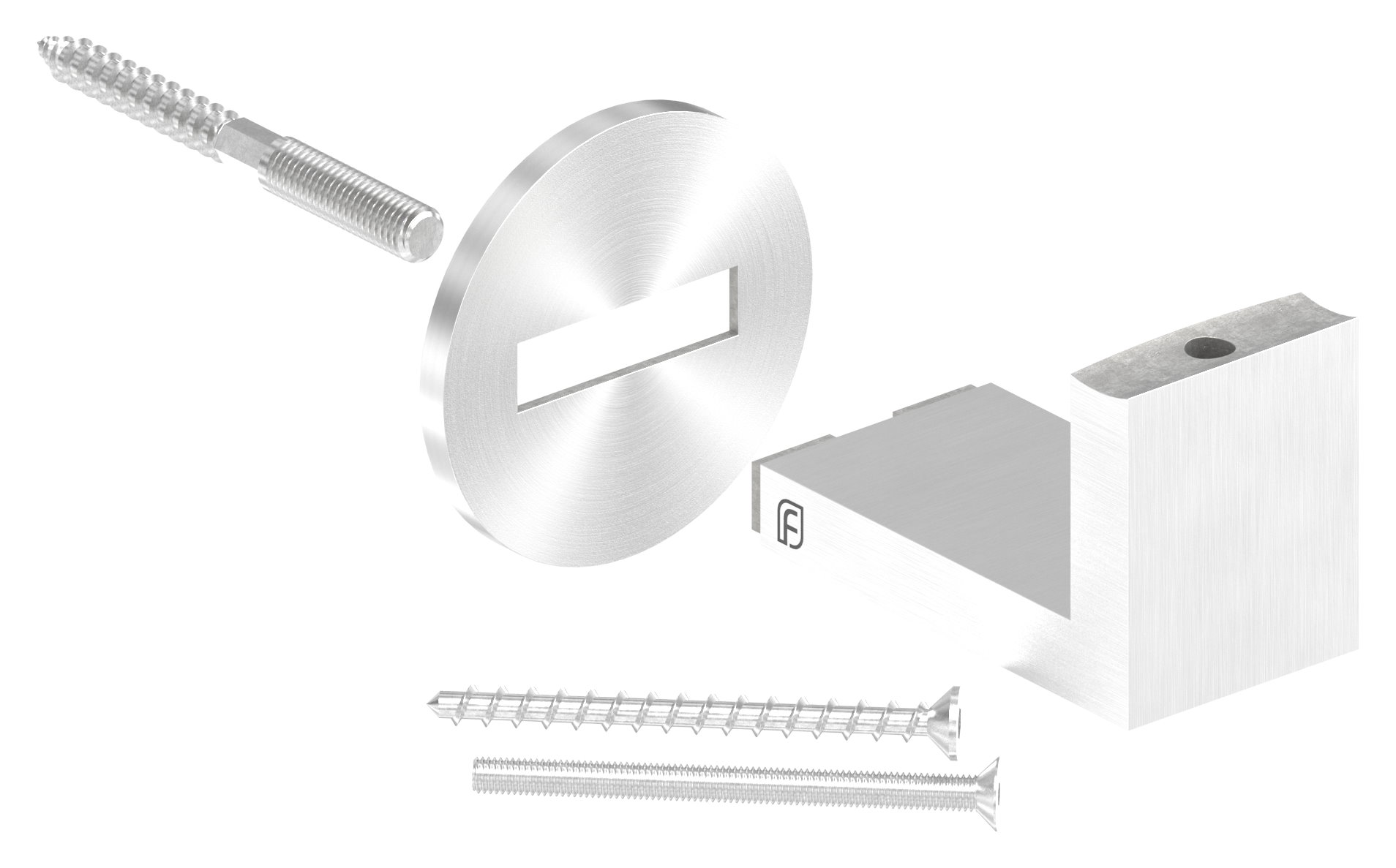 Sensa Design 1, für Rohr 42,4mm, V2A