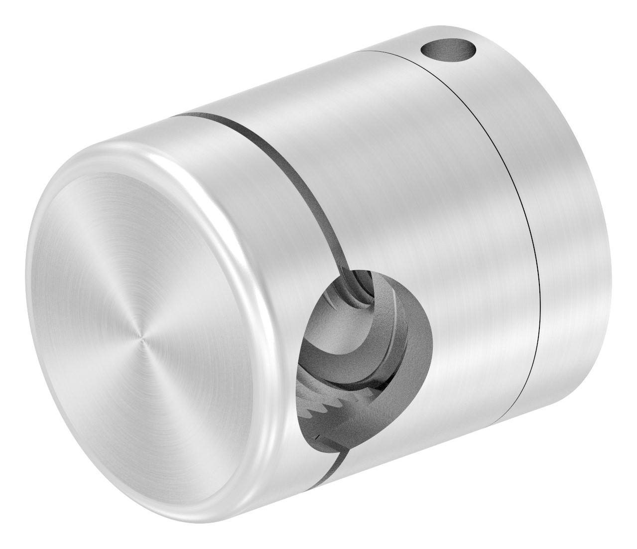 Brenk Grundhalter für Stäbe Ø 14mm, V2A
