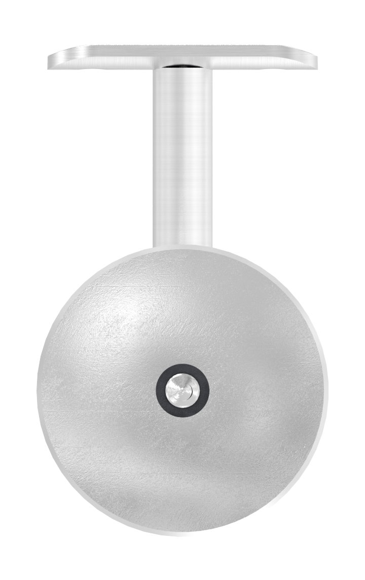 Handlaufhalter mit Handlaufanschlussplatte 42,4mm, V2A