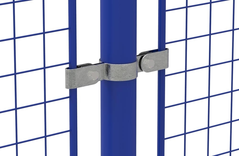 Halter beidseitig, für Rohr Ø 33,7mm