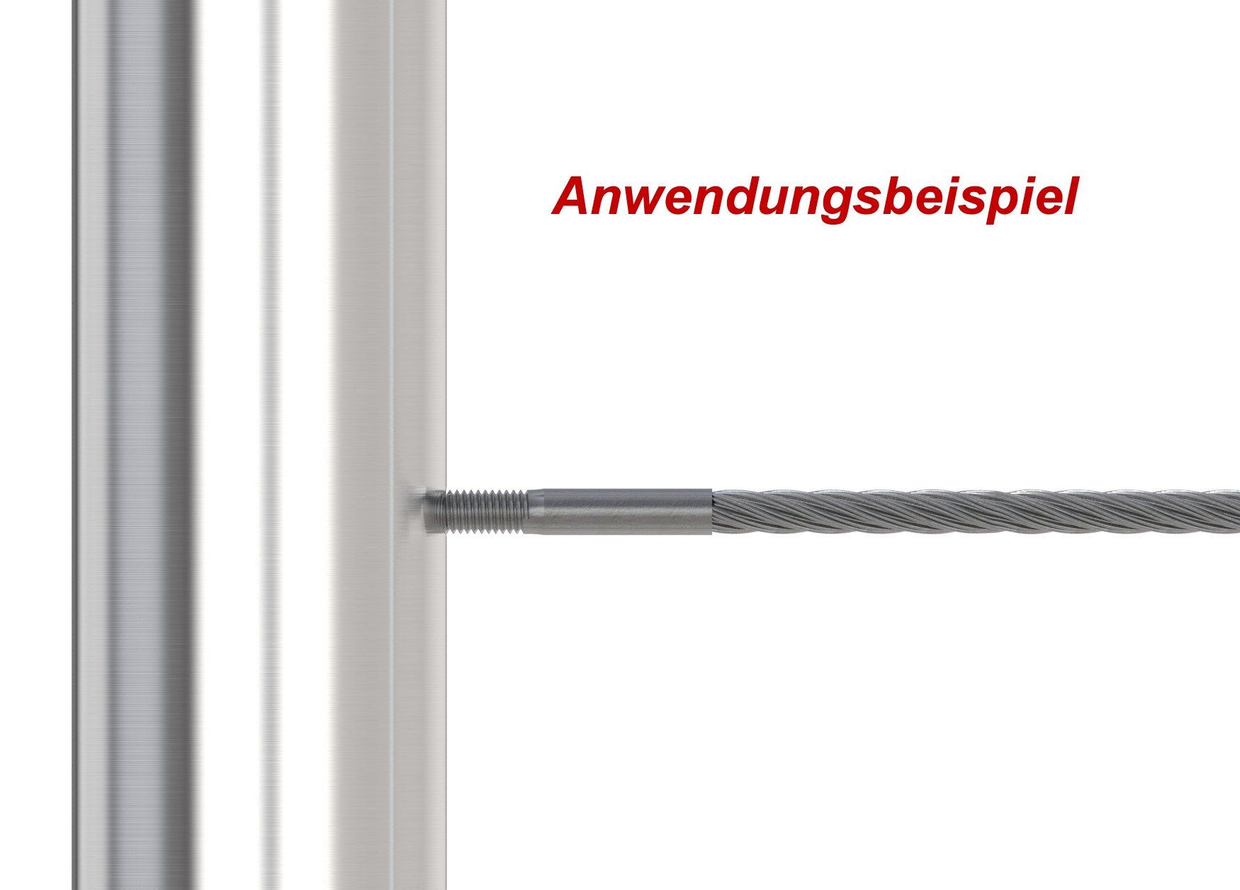 Edelstahlseil 7x7, Ø 5mm, V4A Edelstahlseil 7x7, Ø 5mm, V4A