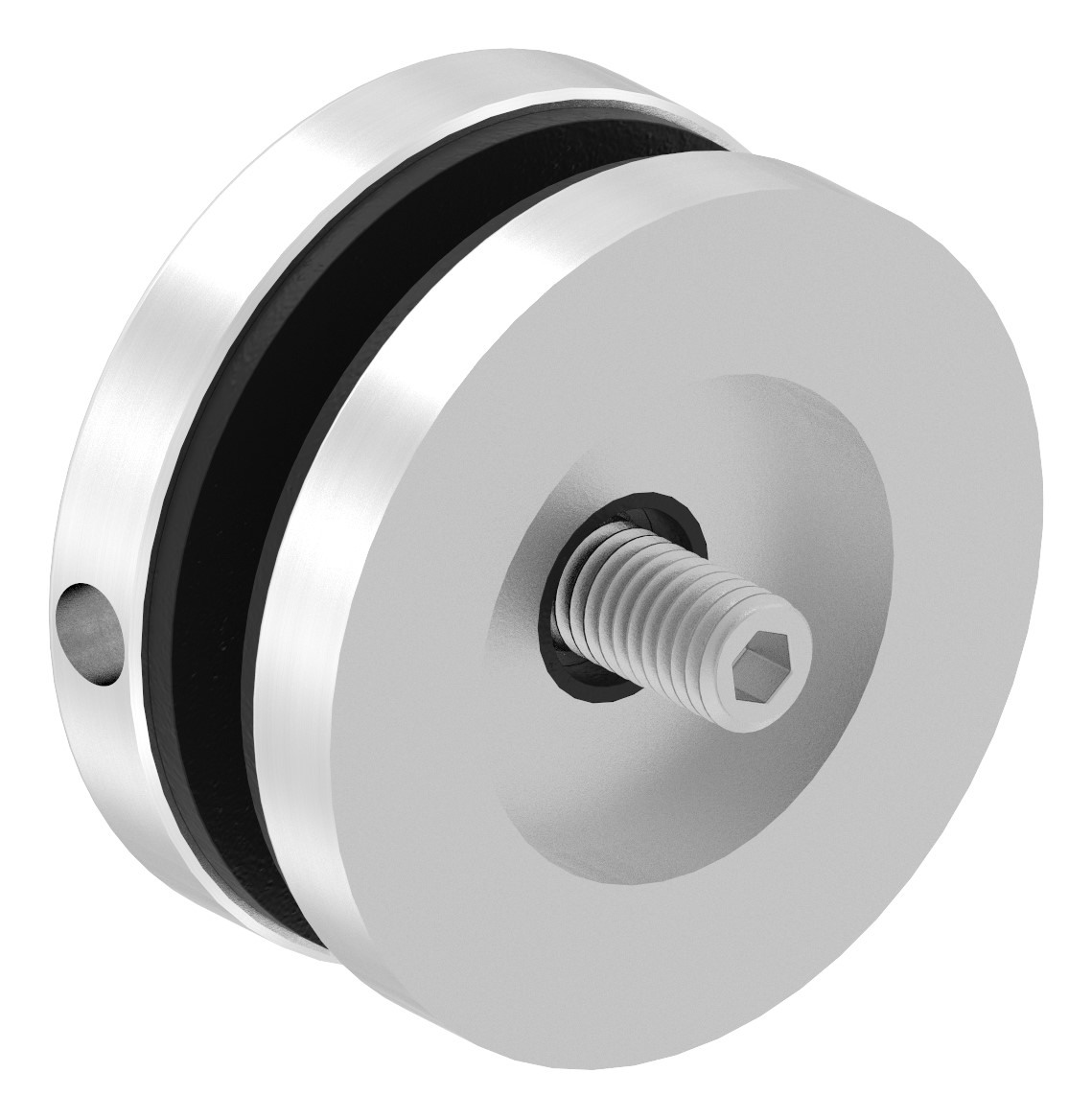 Glaspunkthalter Ø 52 mm, passend zu Brenk-Halter, V2A Glaspunkthalter Ø 52 mm, passend zu Brenk-Halter, V2A