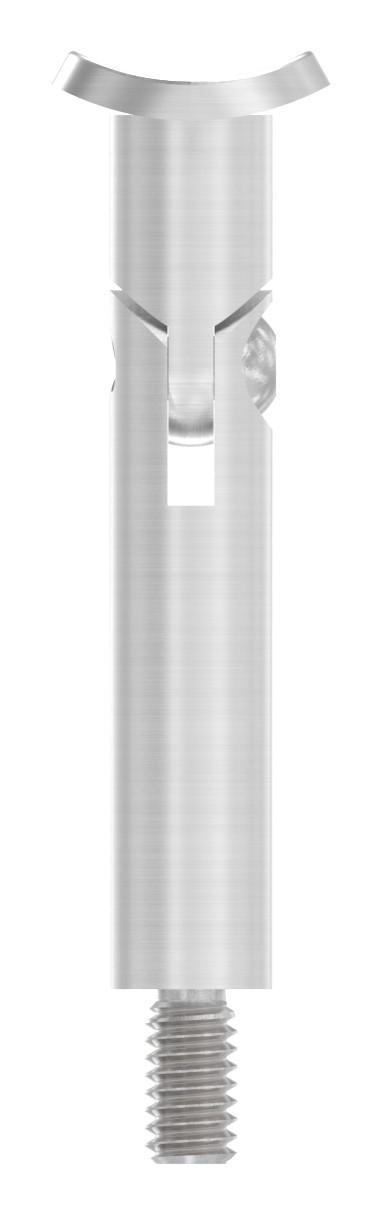 Gelenkstift mit Handlaufanschlussplatte 42,4mm, V2A Gelenkstift mit Handlaufanschlussplatte 42,4mm, V2A