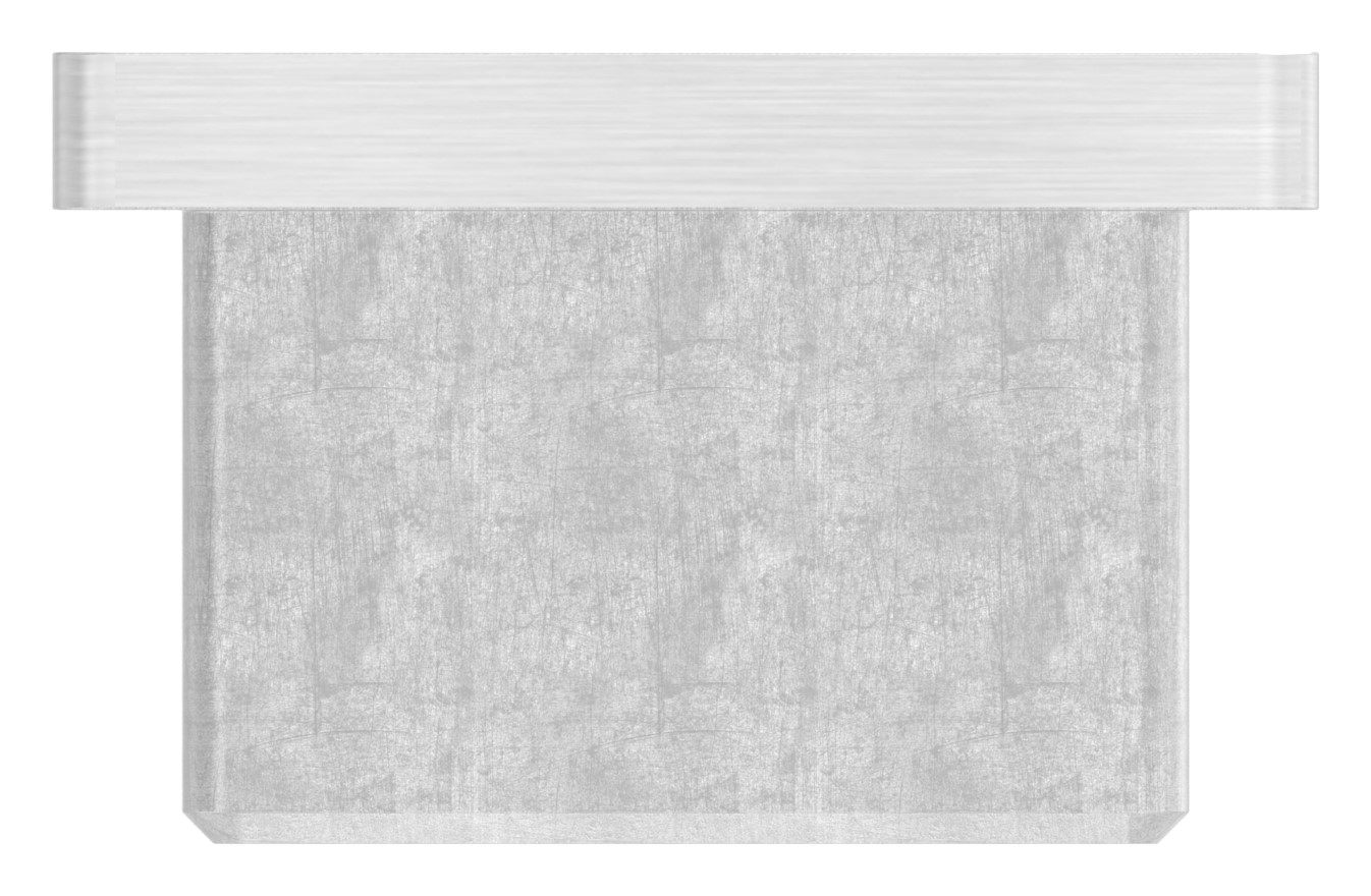Einsteckkappe, für Rohr 40x40x4,0mm, V4A