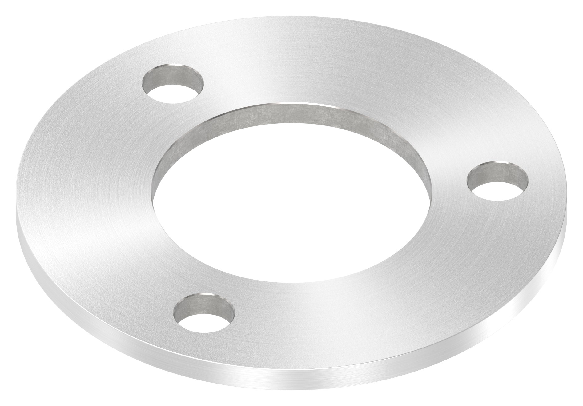 Ankerplatte Ø 120x6mm, mit Rundschliff, V2A