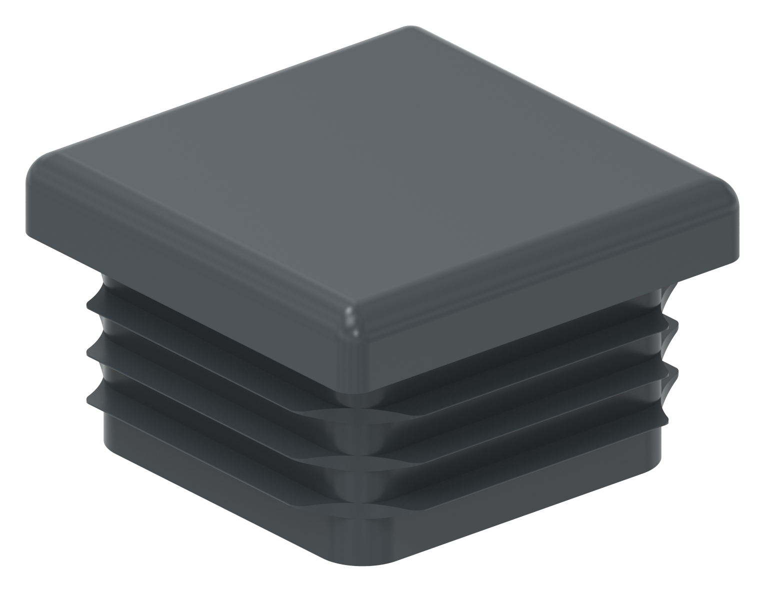 Kunststoffkappe für Quadratrohr 30x30mm