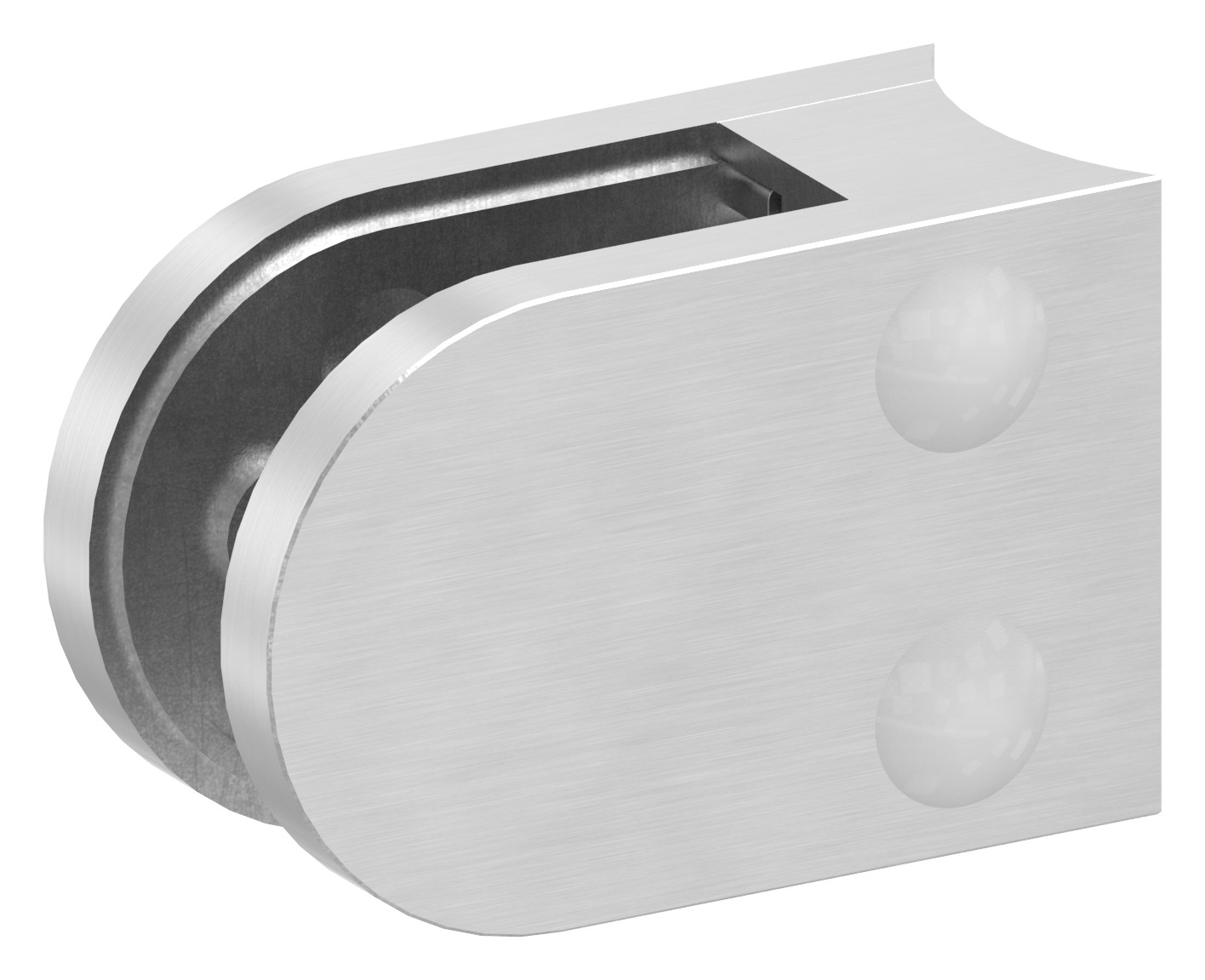 Glasklemme Mod. 33, Anschluss: 48,3mm, in V2A Glasklemme Mod. 33, Anschluss: 48,3mm, in V2A