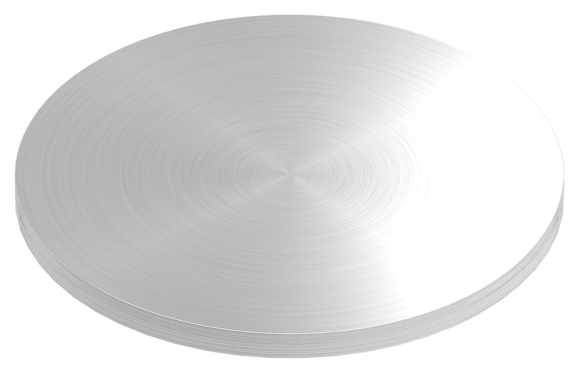 Ronde Ø 150x8mm, mit Rundschliff, V2A