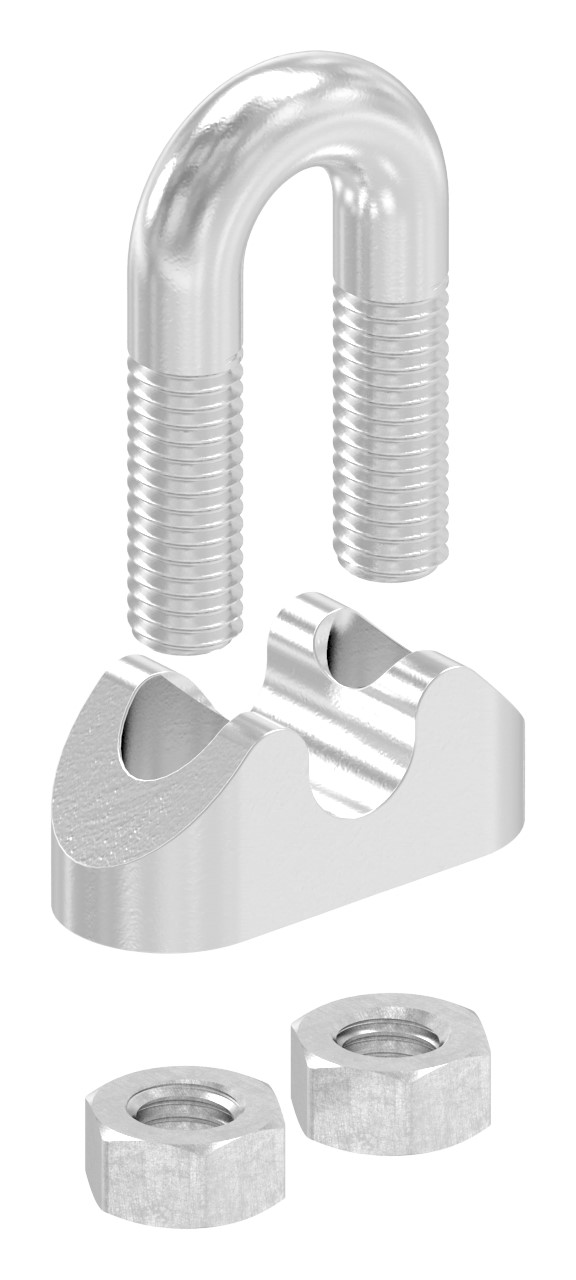 Drahtseilklemmen für Seil 5mm, V4A Drahtseilklemmen für Seil 5mm, V4A