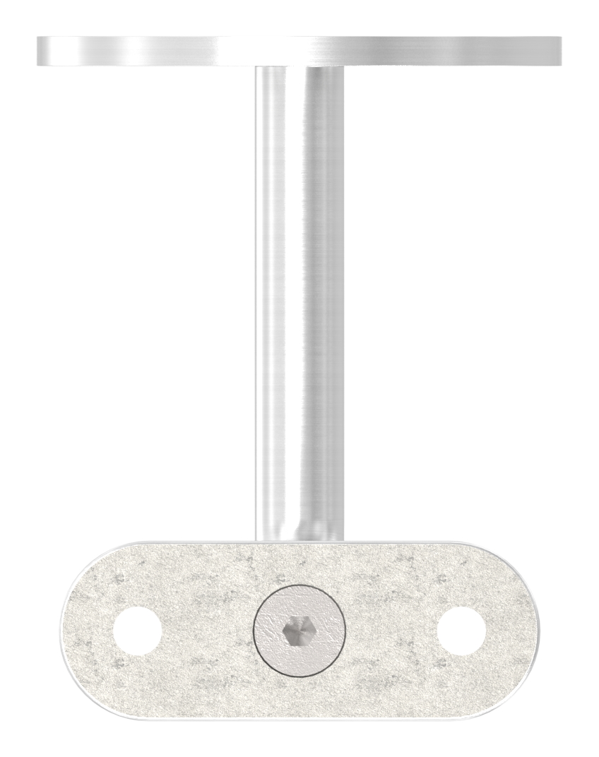 Handlaufhalter mit flacher Halteplatte