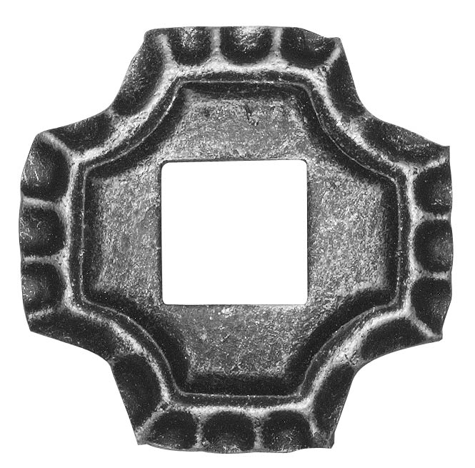 Bodenrosette 5mm, 75x75mm