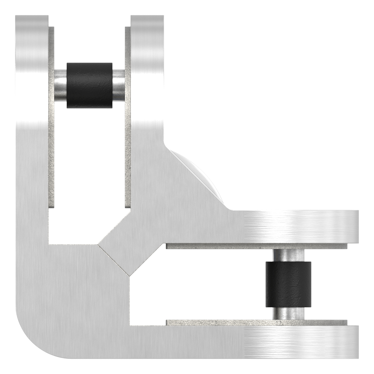 Eckglasklemme 90° Mod. 28, V2A