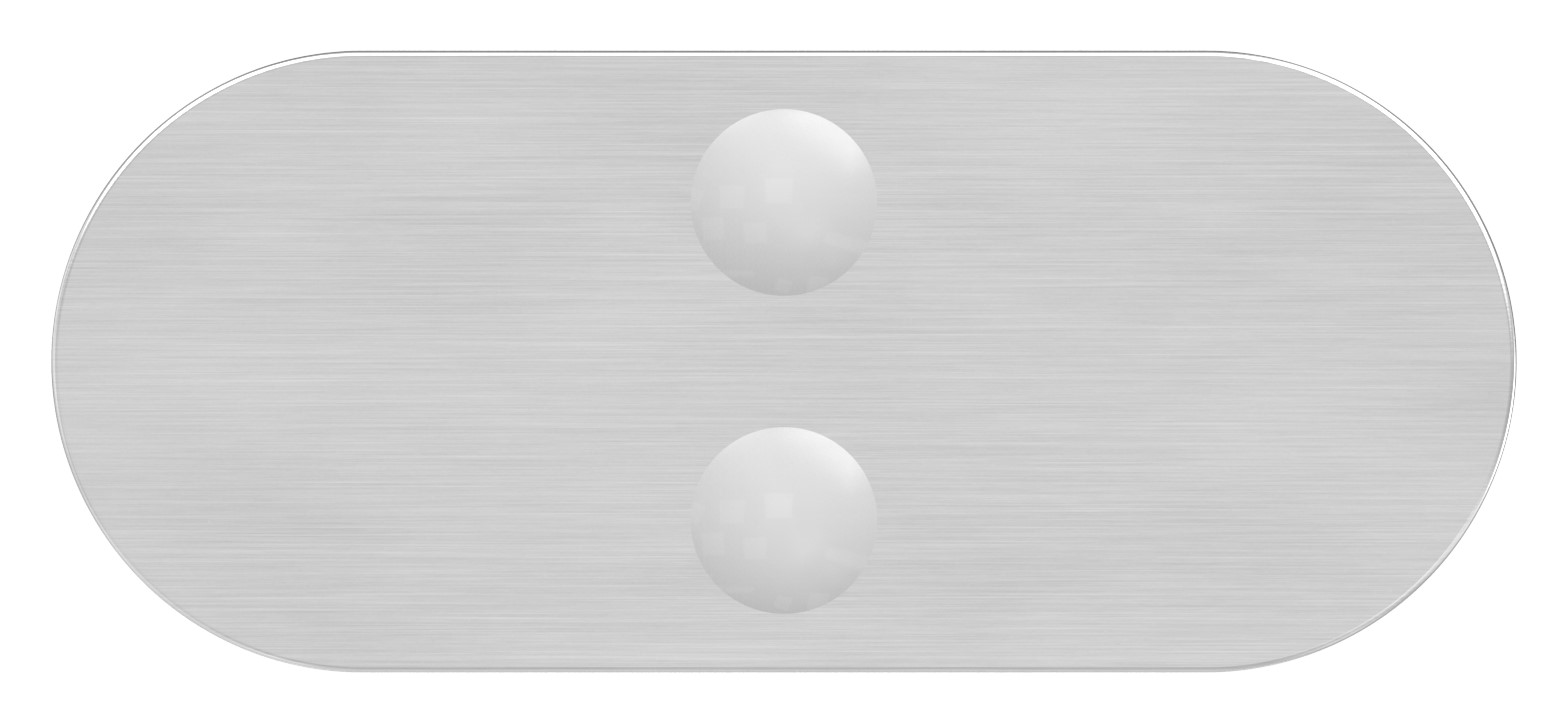 Sichtschutz Mittelglasklemme Mod. 25, V4A Sichtschutz Mittelglasklemme Mod. 25, V4A