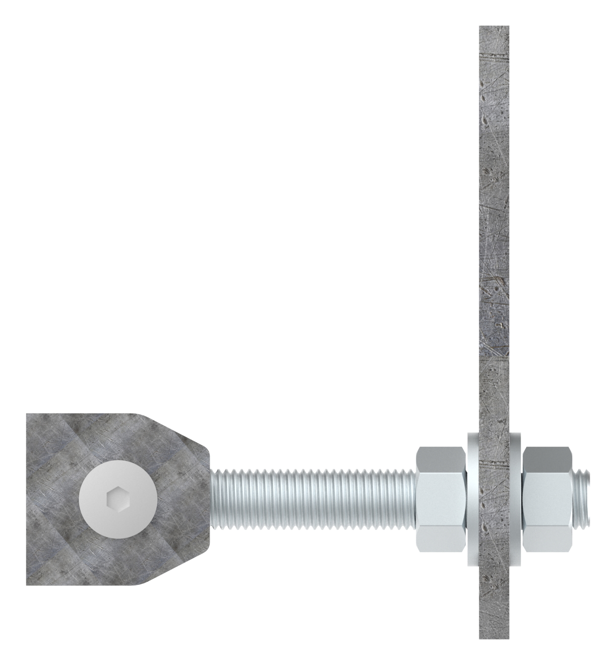 Torband M16, teilverzinkt/galvanisch verzinkt