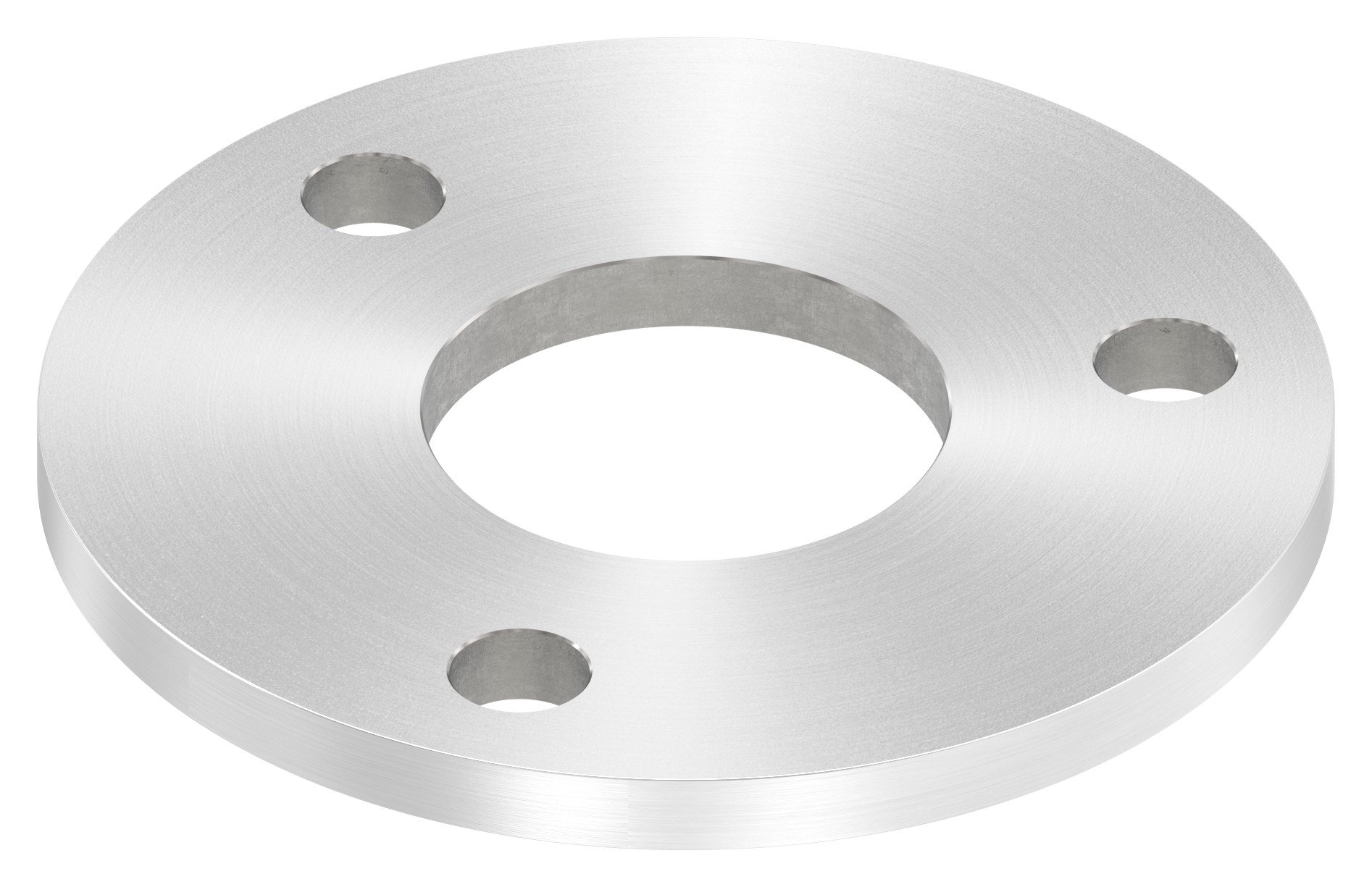 Ankerplatte Ø 120x8mm, mit Rundschliff, V2A