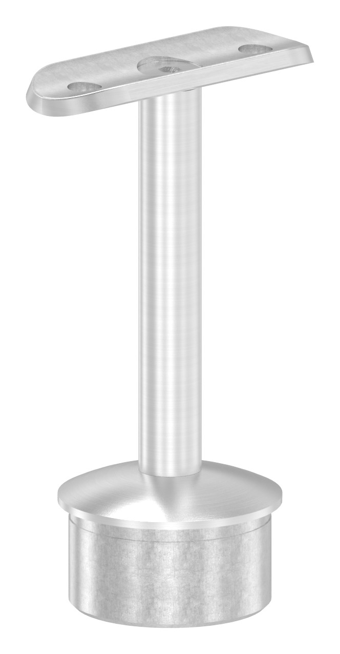 Rohrabschlussstopfen für Rohr 42,4x2,0mm, Handlaufanschlussplatte: 42,4mm, V2A