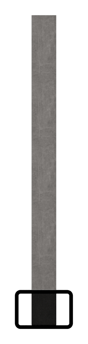 Rechteckrohr 30x20x2mm, gelocht, L: 3000mm