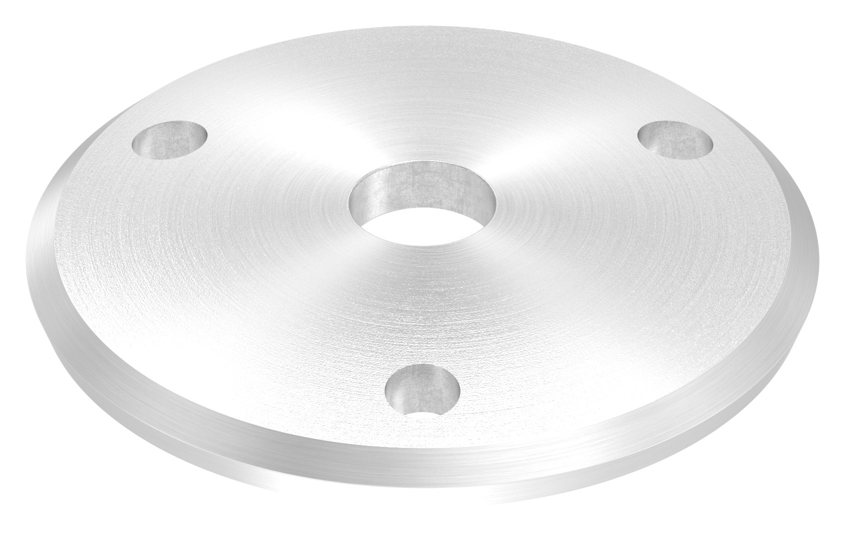 Ronde, Ø 68x5mm, gewölbt, mit Rundschliff, V2A