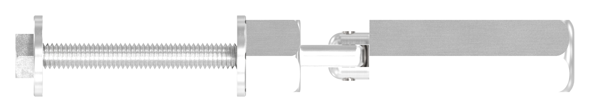 Gewindeterminal zur Selbstmontage, Seil 4mm, V2A Gewindeterminal zur Selbstmontage, Seil 4mm, V2A