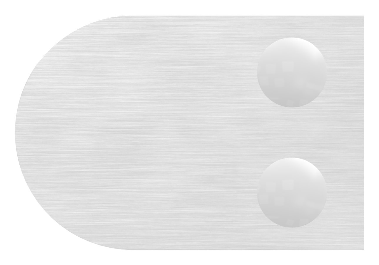 Glasklemme Mod. 32, Anschluss: 48,3mm, V4A Glasklemme Mod. 32, Anschluss: 48,3mm, V4A