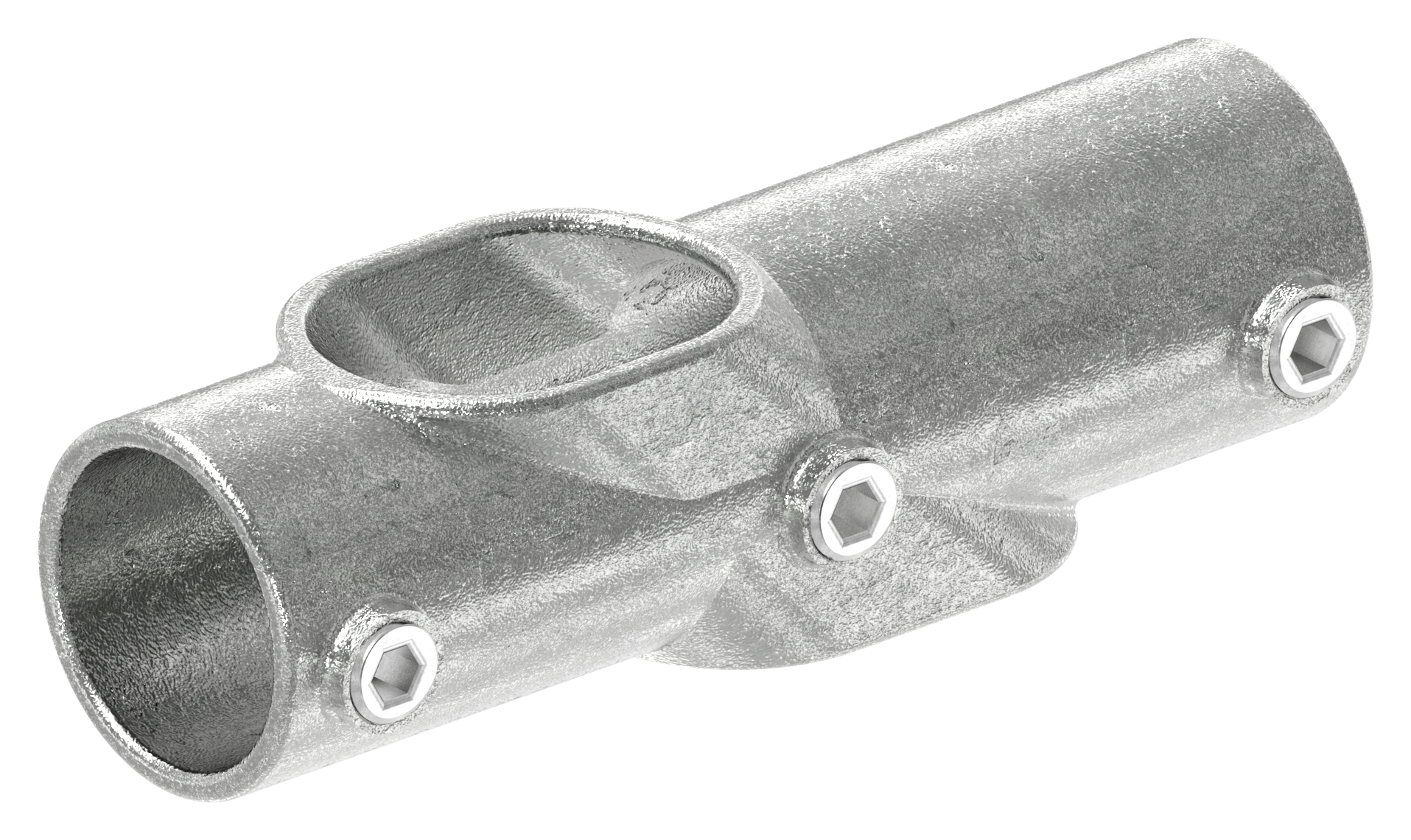 Kreuzstück, verstellbar 30 - 45°, für Rohr Ø 48,3mm