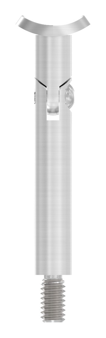 Gelenkstift Ø 12mm mit Handlaufanschlussplatte 33,7mm, V2A Gelenkstift Ø 12mm mit Handlaufanschlussplatte 33,7mm, V2A