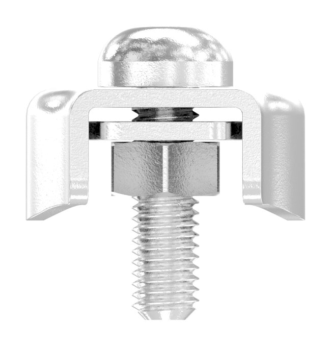 Duplexklemmen für Seil 5mm, V4A Duplexklemmen für Seil 5mm, V4A