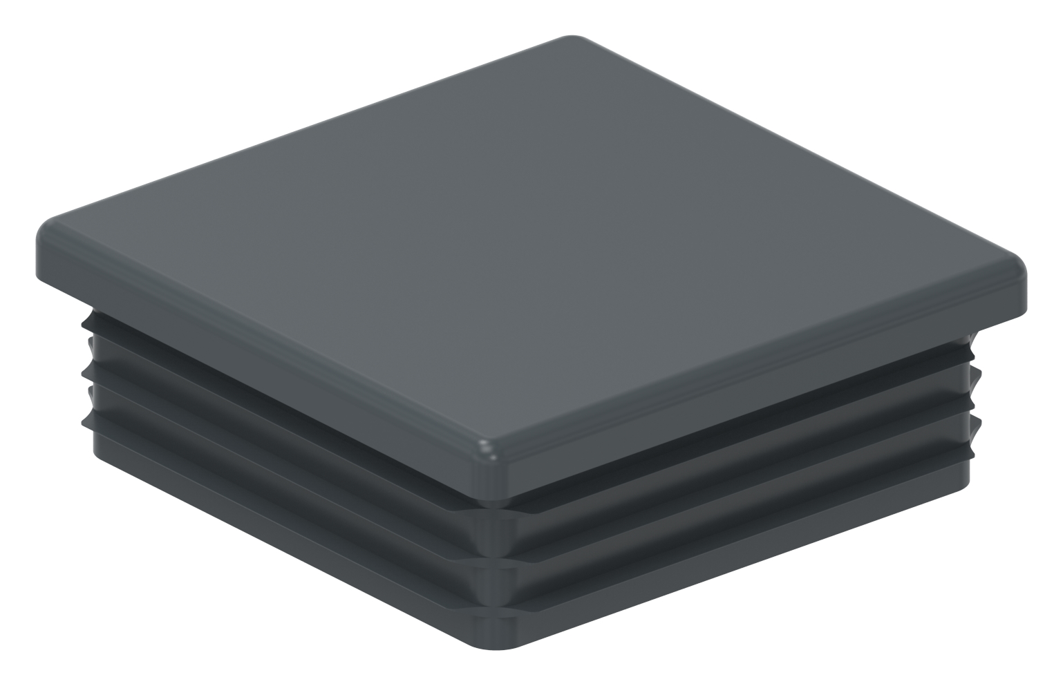 Kunststoffkappe für Quadratrohr 60x60mm