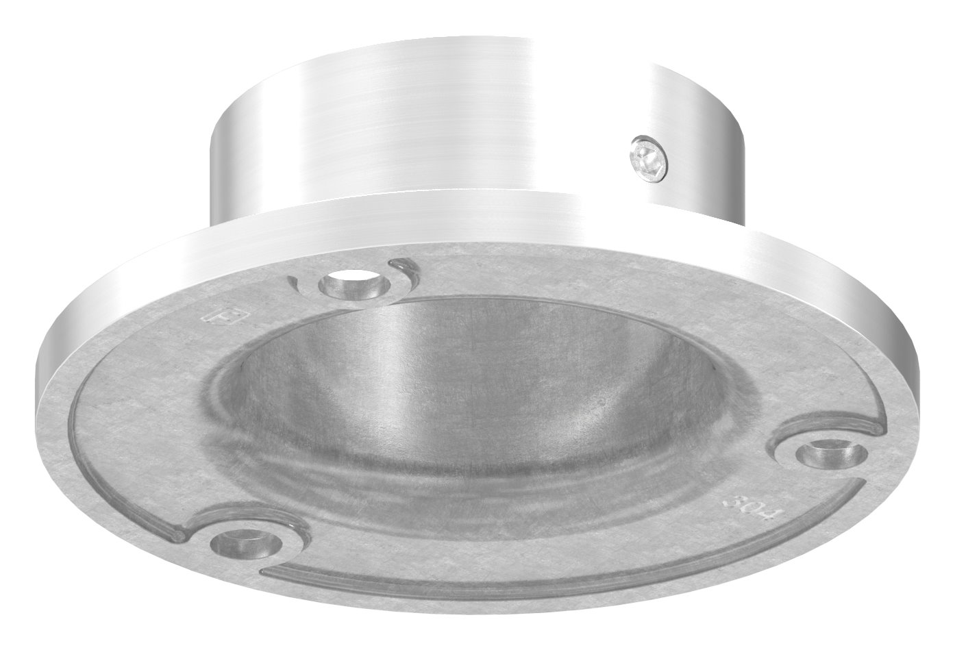 Wand- und Bodenanker, für Rohr 42,4mm, V2A