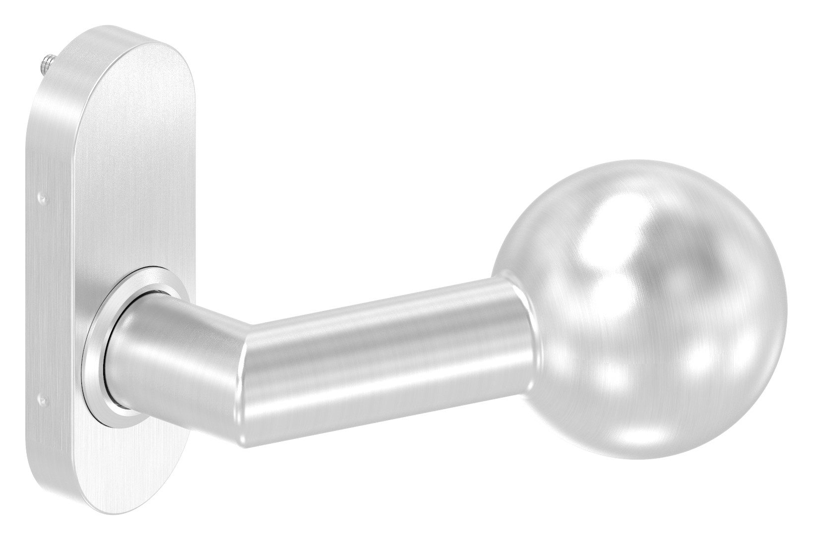 Drückerknopf, Ø 50mm, fest, V2A Drückerknopf, Ø 50mm, fest, V2A