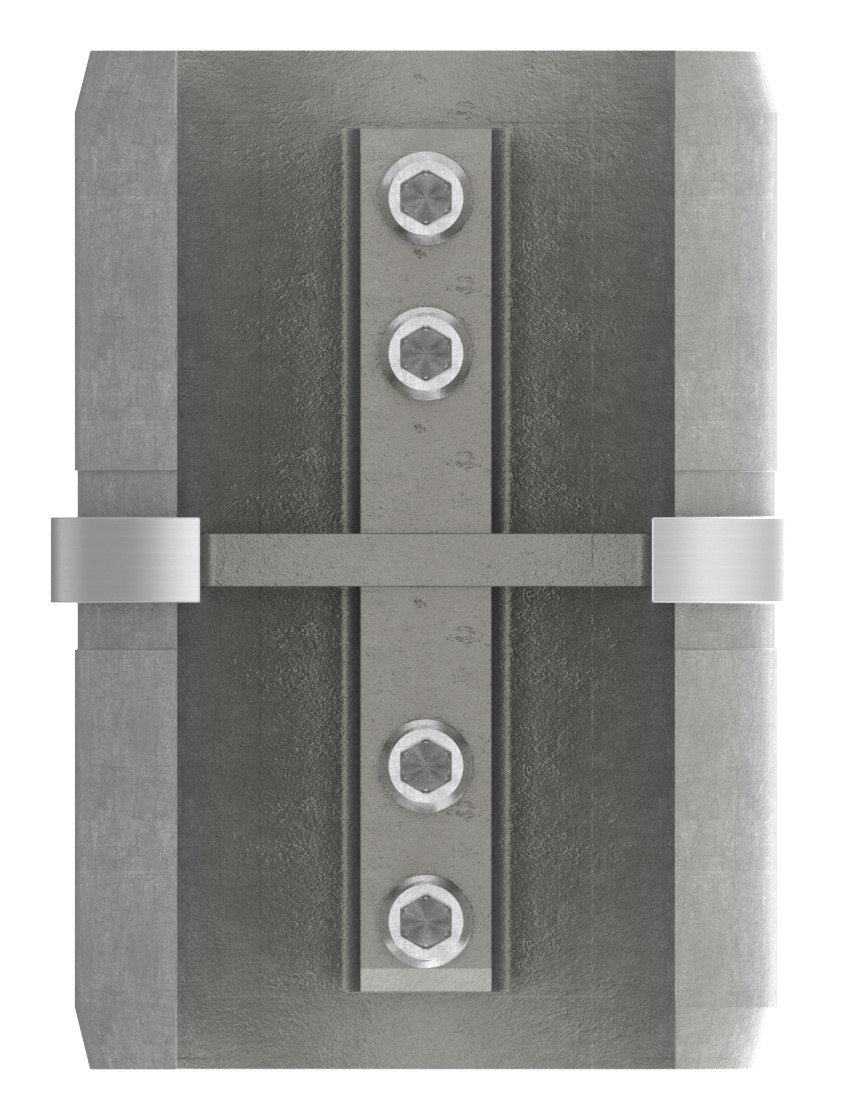 Rohrverbinder für Nutrohr 48,3mm, V4A Rohrverbinder für Nutrohr 48,3mm, V4A