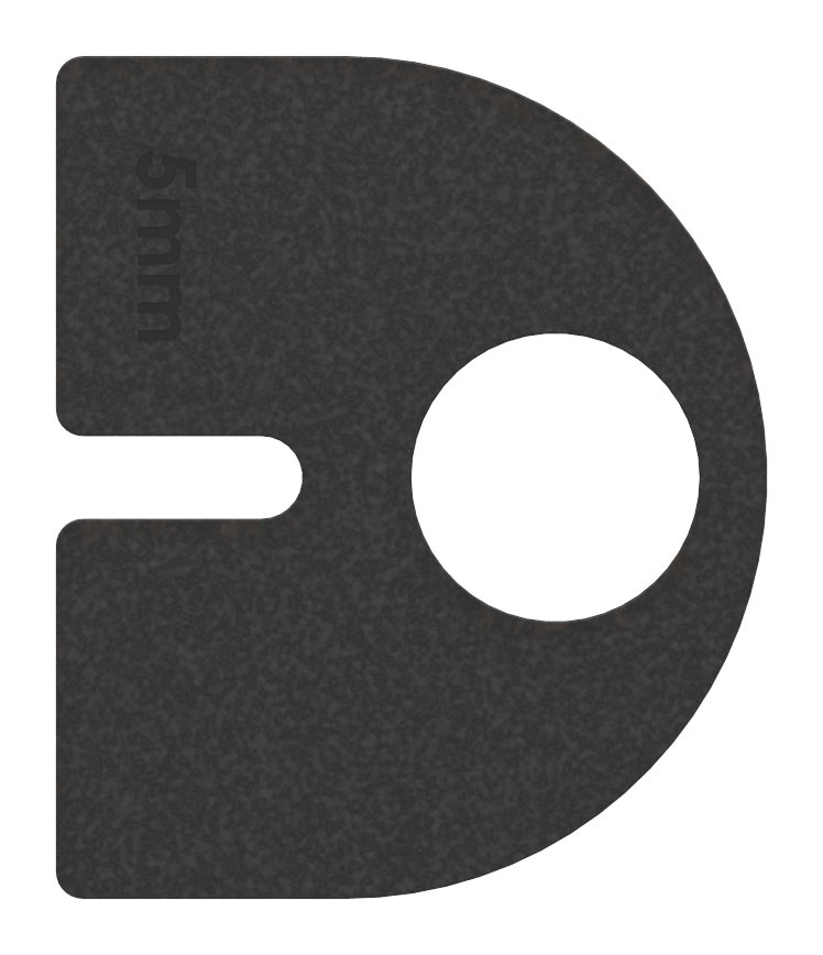 Gummi für Mod. 28, Blech 5mm Gummi für Mod. 28, Blech 5mm