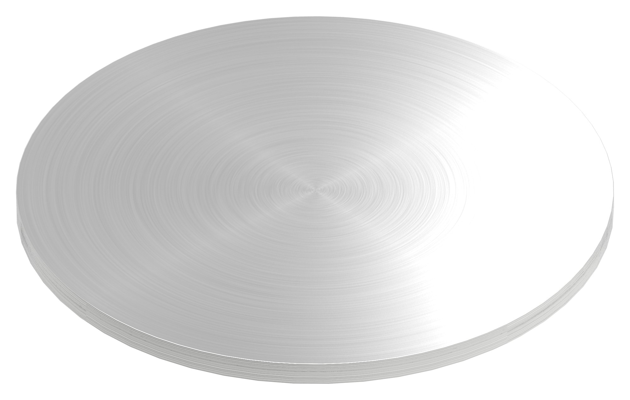 Ronde Ø 150x6mm, mit Rundschliff, V2A