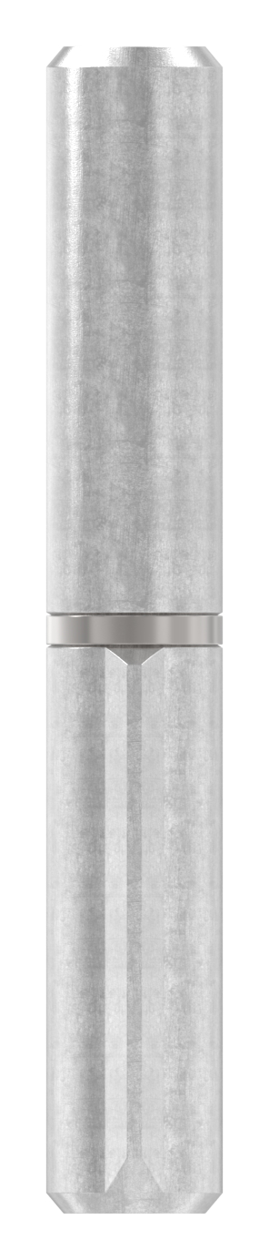 Anschweißband, L: 80mm, mit festem Stift, V2A