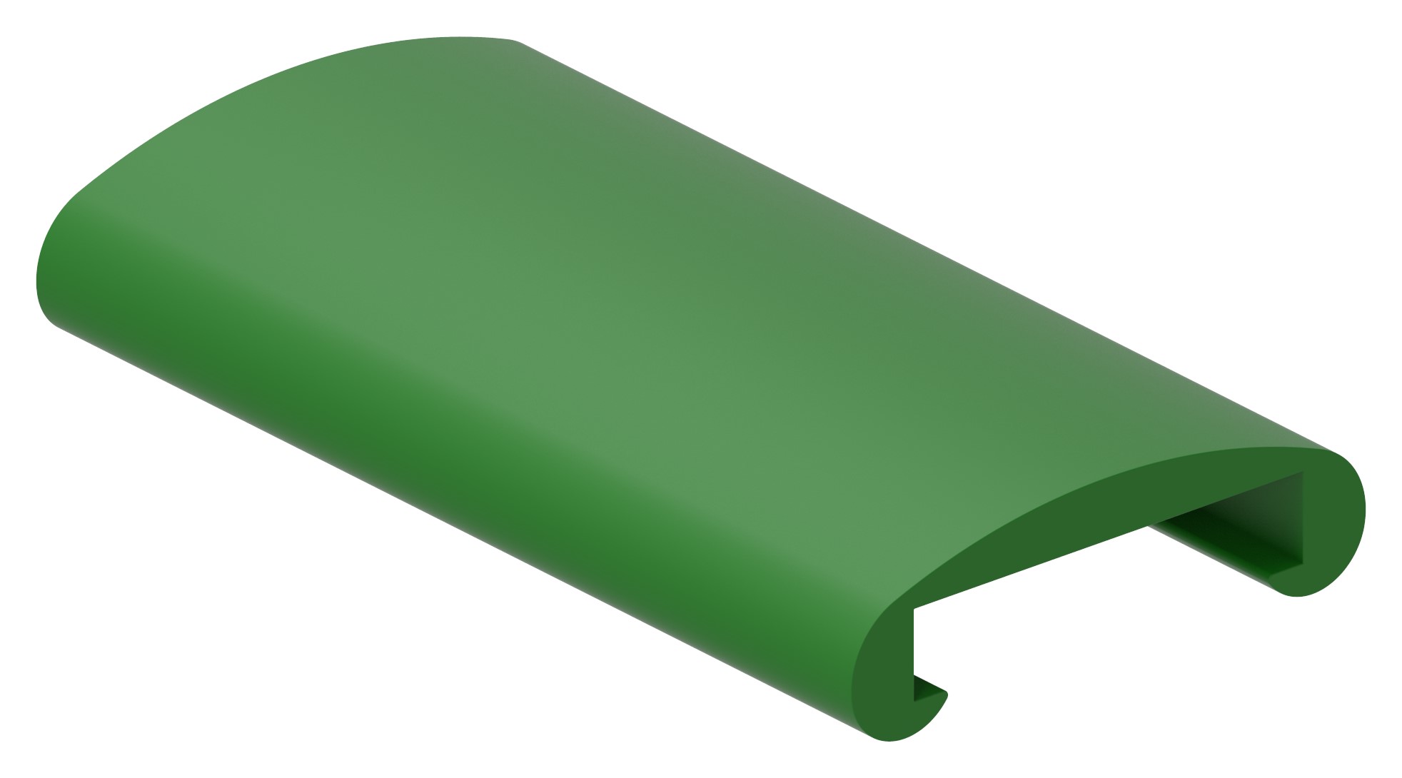 Kunststoffhandlauf 40x8mm; Grün