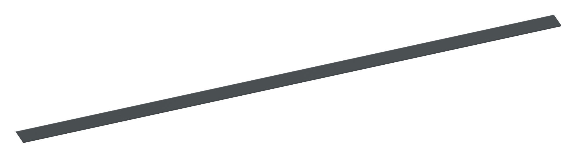 Design-Abdeckung für eleganza canopy, L: 6000mm, RAL 7016