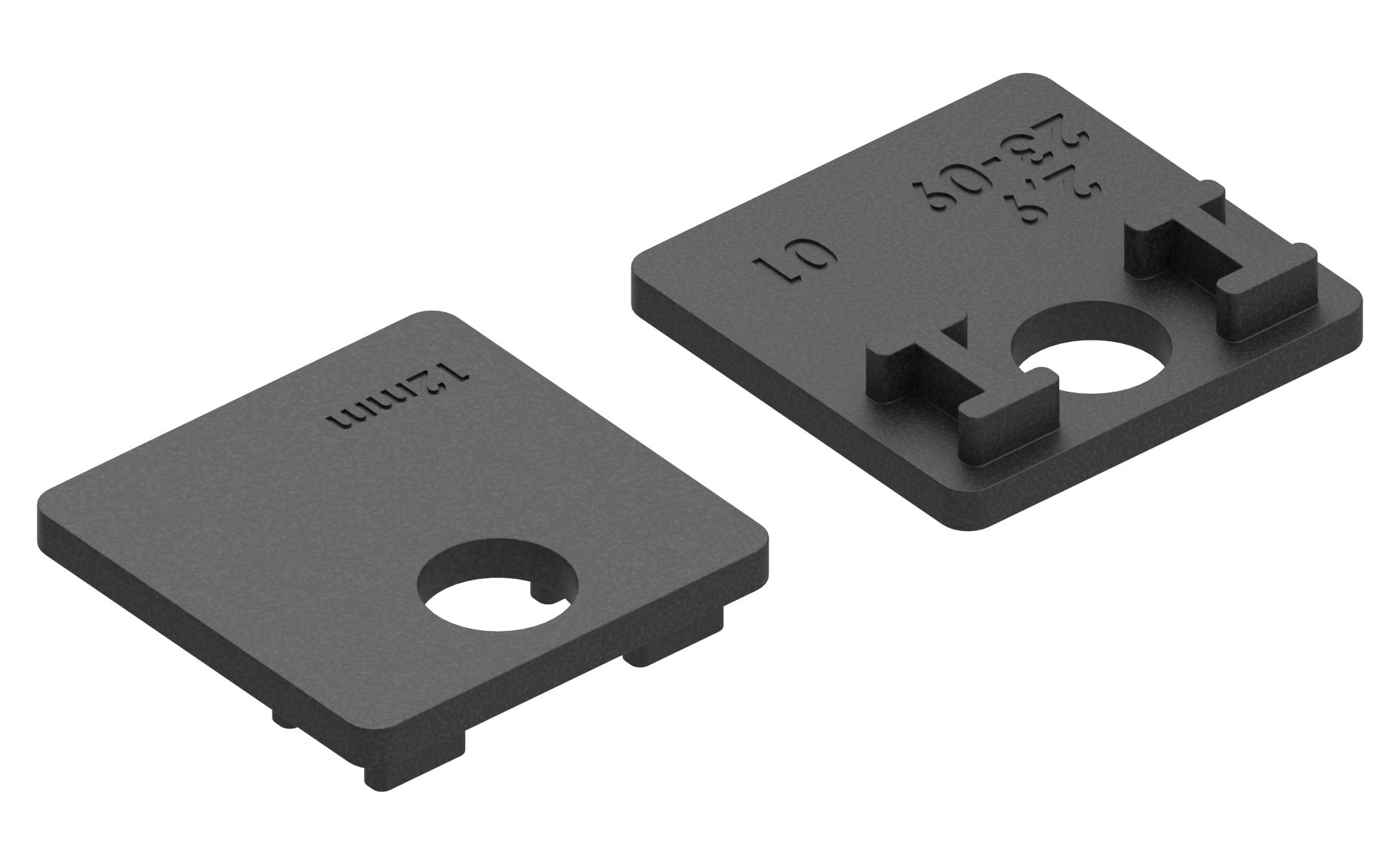 1 Paar Gummi für Mod. 36, für ESG-Glas 12mm