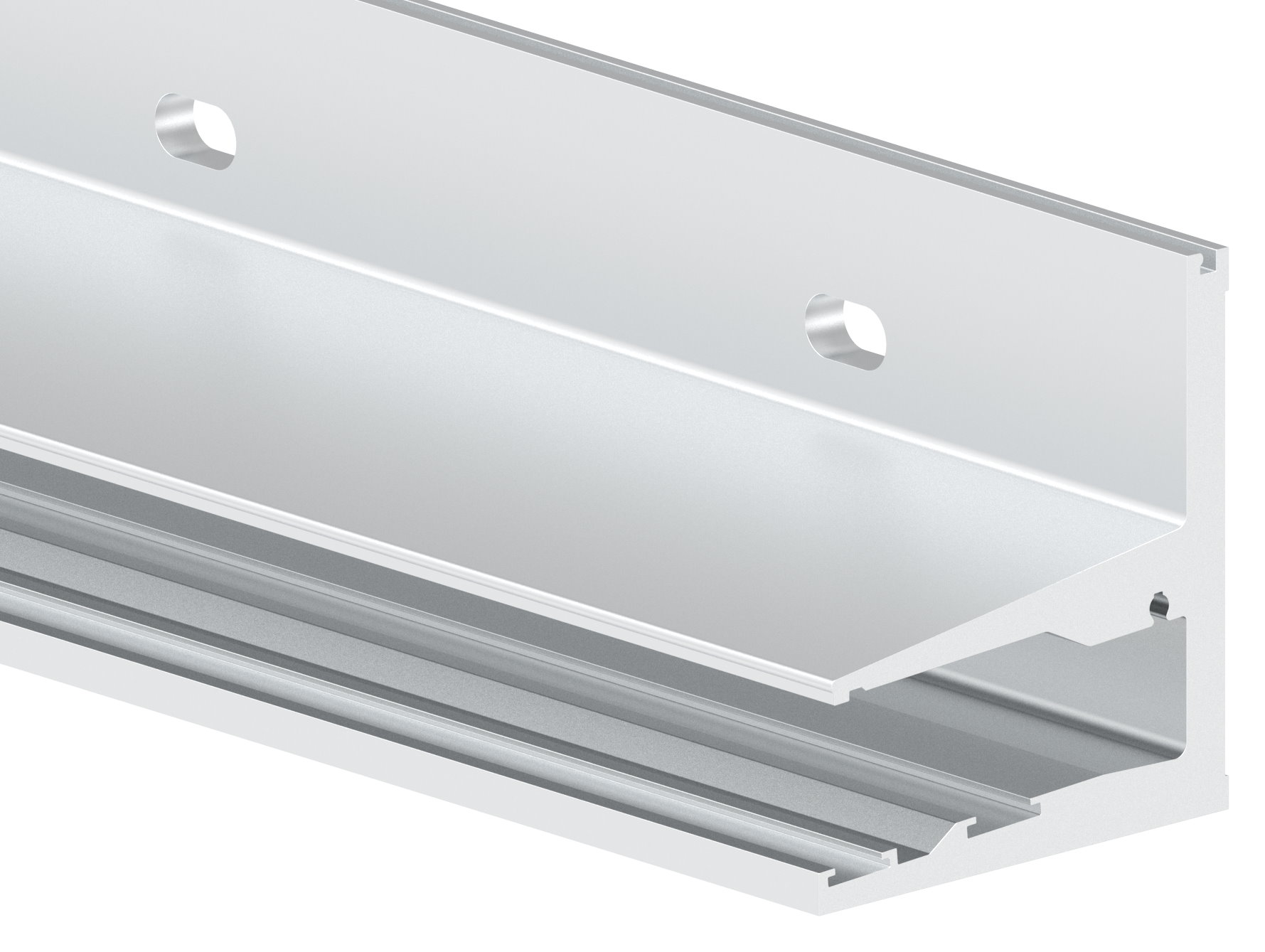 Vordachprofil eleganza canopy, L: 6000mm, roh Vordachprofil eleganza canopy, L: 6000mm, roh
