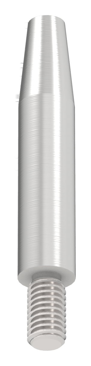 Stift Ø 12mm, L: 60mm, abgedreht, V2A
