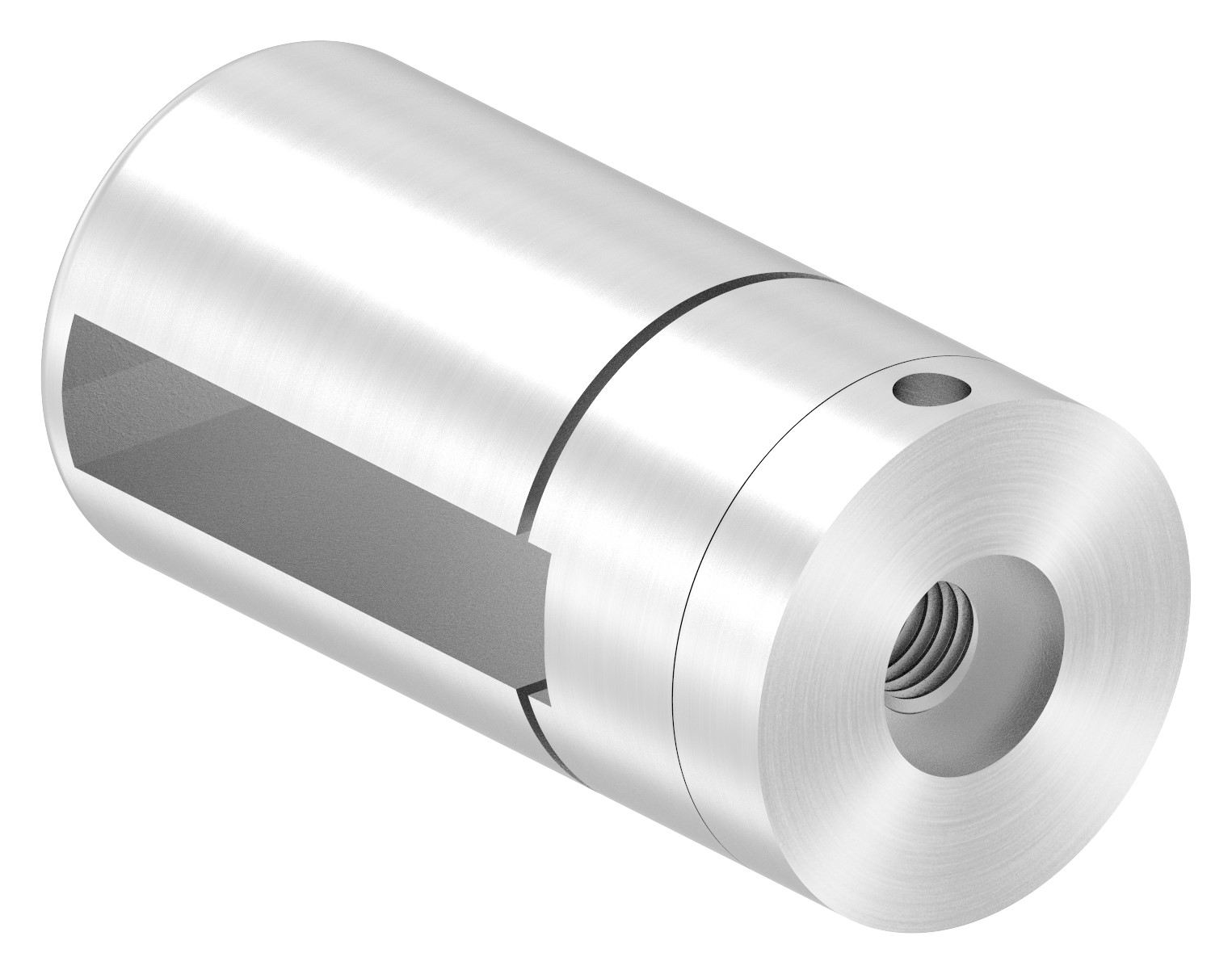 Brenk Grundhalter für Flachstäbe 40x8mm, V2A