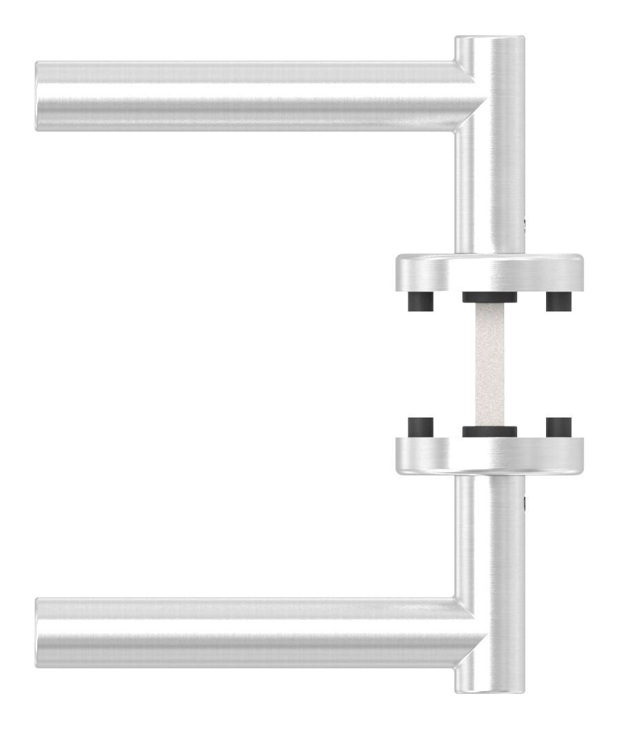 Türdrücker-Paar, drehbar, V2A