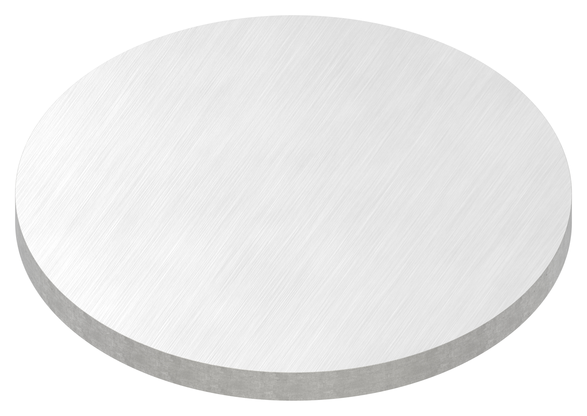 Ronde Ø 150x10mm, mit Längsschliff, V2A